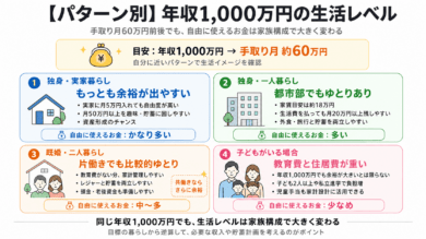 【パターン別】年収1,000万円の生活レベル