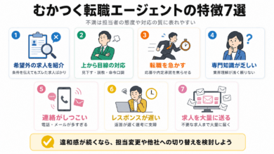 むかつく転職エージェントの特徴7選