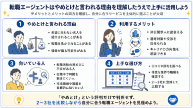 転職エージェントはやめとけと言われる理由を理解したうえで上手に活用しよう